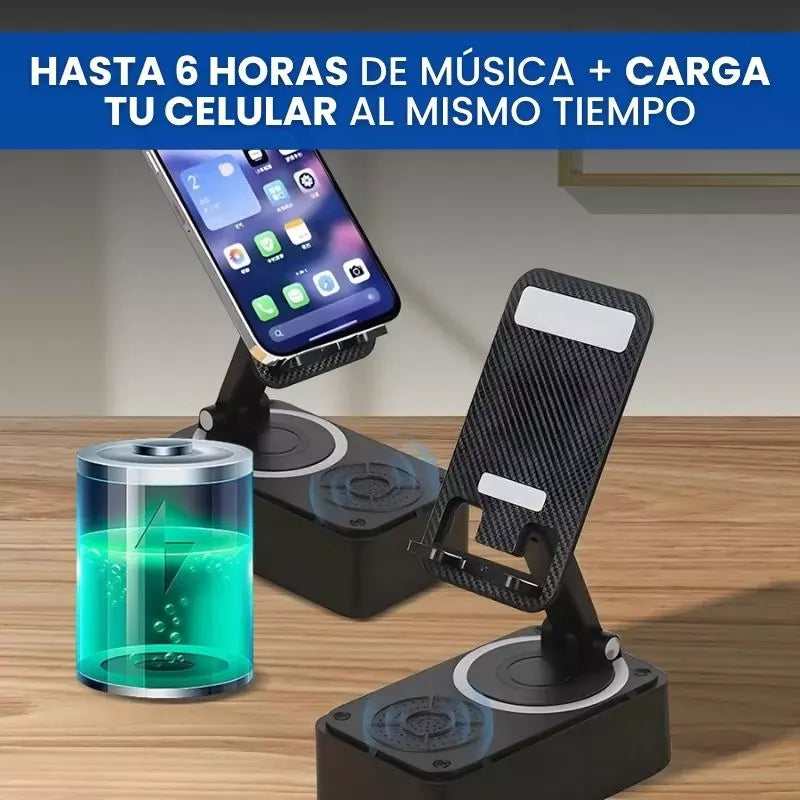 TechFusion® – El Soporte Todo en Uno con Sonido Envolvente