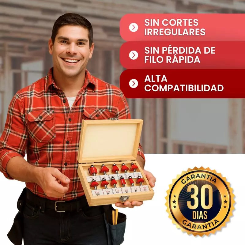 MULTICUT® – Kit de 12 fresas para cortes precisos e impecables