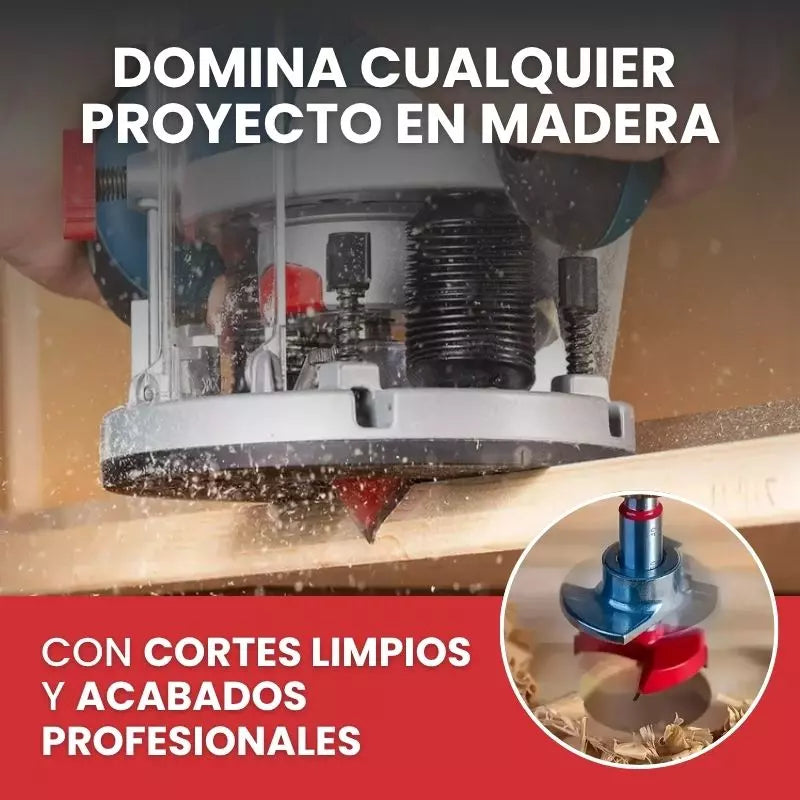 MULTICUT® – Kit de 12 fresas para cortes precisos e impecables
