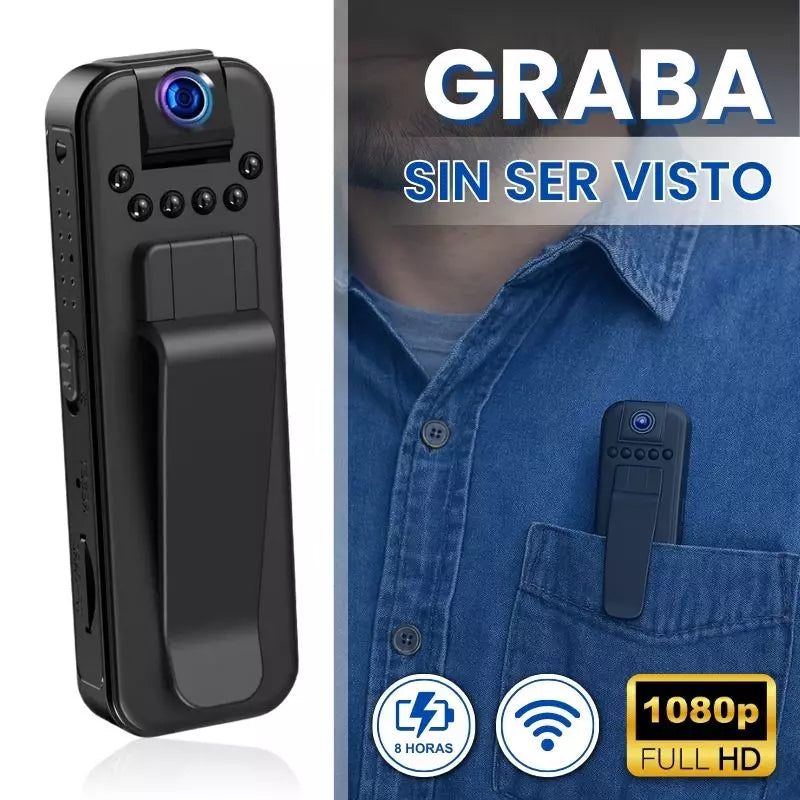 STEALTHCAM GO® – Cámara oculta con lente giratorio y visión nocturna