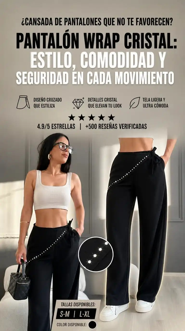 Pantalón Wrap Cristal