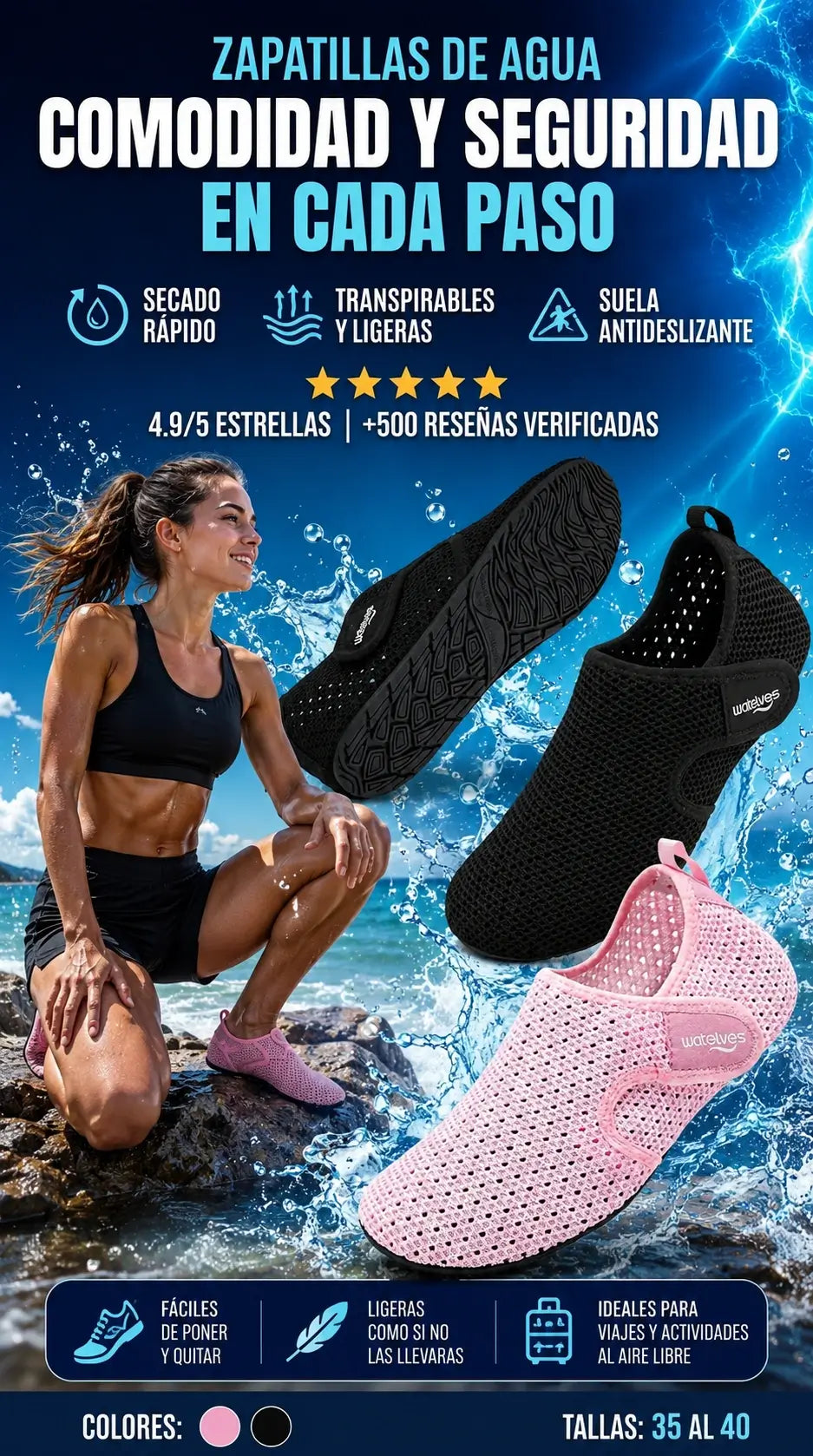 Zapatos de agua