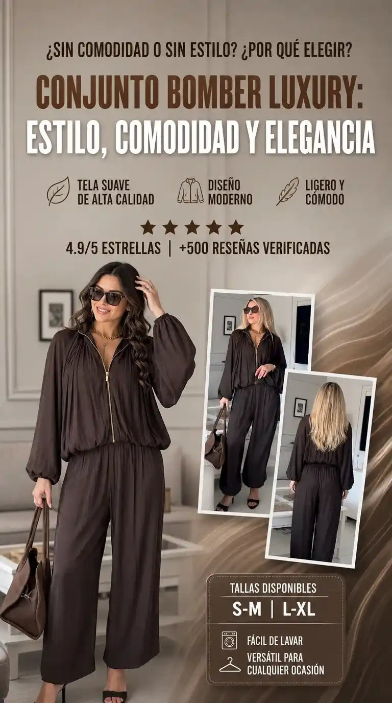 Conjunto Bomber Luxury