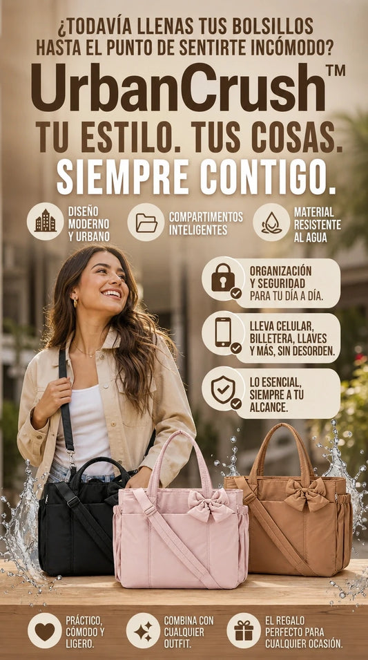 Bolso UrbanCrush Modelo 2026