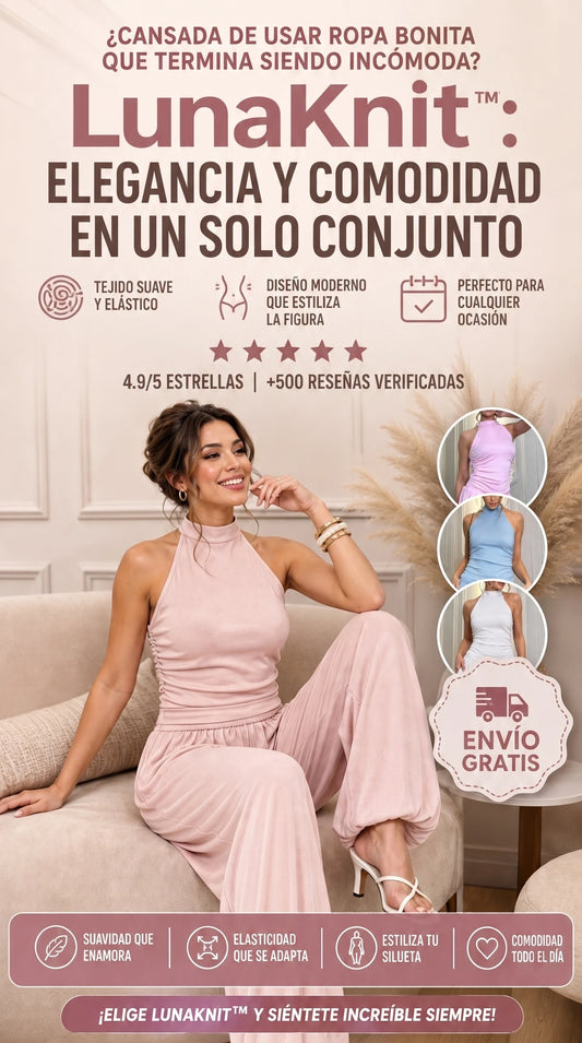 LunaKnit™ | Elegancia y comodidad que te acompañan todo el día